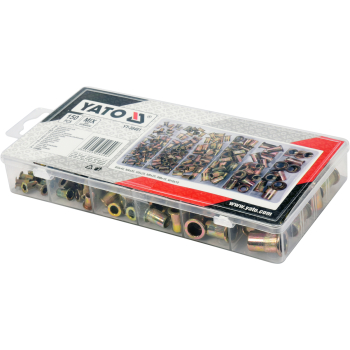 ZESTAW NITONAKRĘTEK STALOWYCH M3- M10, 150SZT