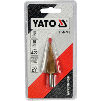WIERTŁO STOPNIOWE 4-22MM
