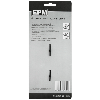 KOMPLET ŚCISKÓW SPRĘŻYNOWYCH 2 SZTUKI 110MM