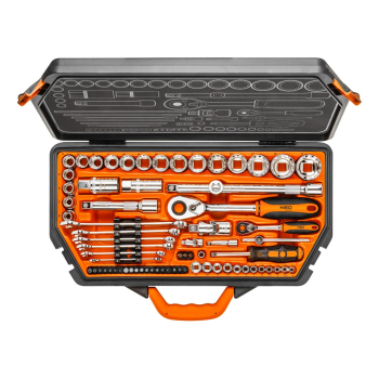 ZESTAW KLUCZY NASADOWYCH 1/2',1/4''  71 CZĘŚCI