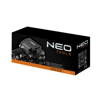 KLUCZ UDAROWY PNEUMATYCZNY 1/2' 675N ZESTAW Z NASADKAMI