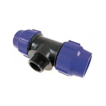 PE-TRÓJNIK ZACISK 25X3/4X25 GWINT ZEWNĘTRZNY WAVI-033647