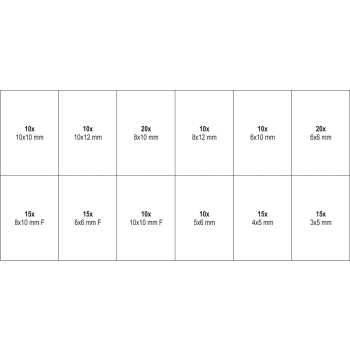 160 SZT ŚRUB IMBUSOWYCH BEZ ŁBA USTALAJĄCE MIX