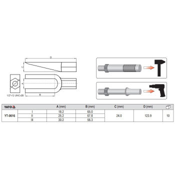 ZESTAW ŚCIĄGACZY DO DRĄŻKÓW KIEROWNICZYCH