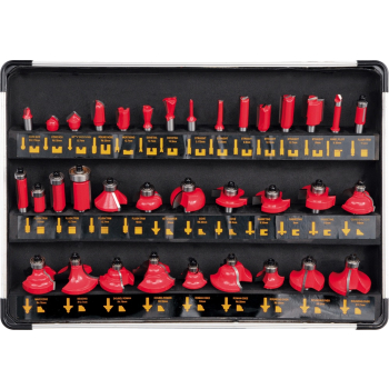 ZESTAW FREZÓW DO DREWNA 36 CZĘŚCI