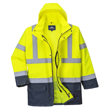KURTKA OSTRZEGAWCZA OCIEPLANA S766YNR HI-VIS 5W1 XL