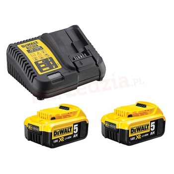 ZESTAW ŁADOWARKA WIELONAPIĘCIOWA XR + 2 AKUMULATORY 5.0 AH