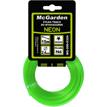 ŻYŁKA DO WYKASZARKI GWIAZDKA NEON 2,0MM 15M