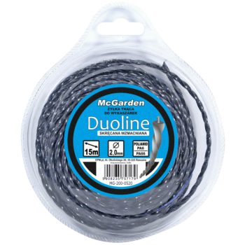 ŻYŁKA DO WYKASZARKI SKRĘCANA WZMACNIANA DUOLINE 3.0MM*15