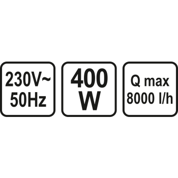 POMPA ZATAPIALNA DO BRUDNEJ WODY 400W