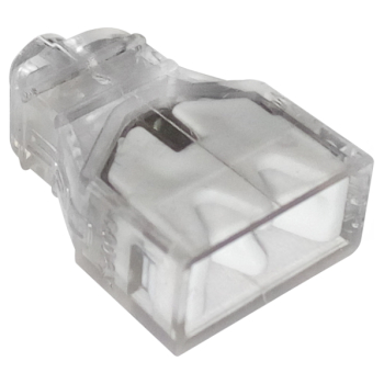 SZYBKOZŁĄCZKA 2*0,5-2,5MM2 TRANSPARENTNA/BIAŁY 10 SZTUK