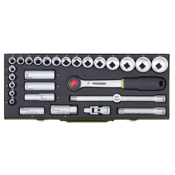 ZESTAW KLUCZY NASADOWYCH 29 CZĘŚCI 1/2'' 8-34MM