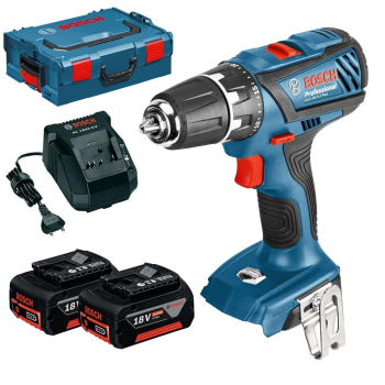 WIERTARKO-WKRĘTARKA AKUMULATOROWA GSR18-2-LI PLUS 2*4.0AH