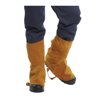 SKÓRZANY OCHONNIK OBUWIA DLA SPAWACZA