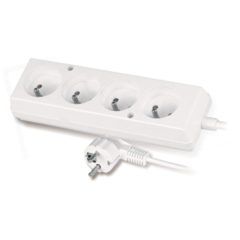 PRZEDŁUŻACZ MIESZKANIOWY 4 GNIAZDA 1,5 METRA Z/U