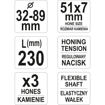 HONOWNICA DO CYLINDRÓW 32-89MM