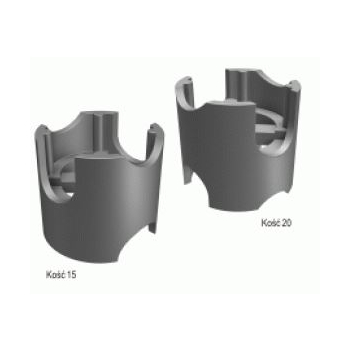 PODKŁADKA PLASTIKOWA PUNKTOWA KOŚĆ 20/25/30/35