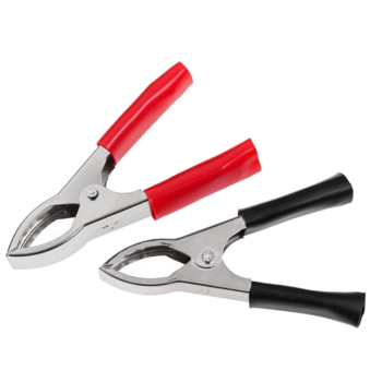 ZŁĄCZE KROKODYL 30A CZARNE DŁ. 75MM