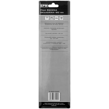 PIŁA SKŁADANA DO DREWNA 180 7 ZĘ/CA