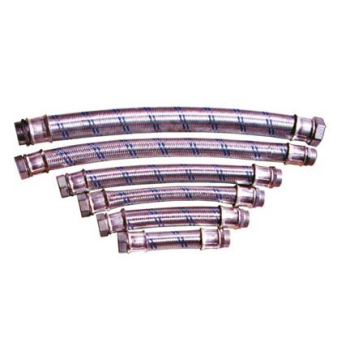 WĄŻ ANTYWIBRACYJNY 1000MM  1' Z KOLANEM