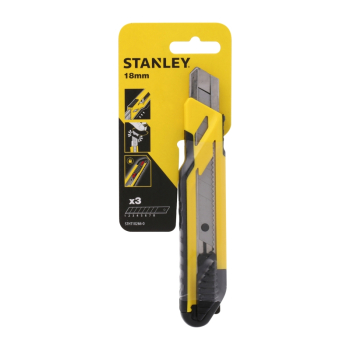 NÓŻ, NOŻYK PLASTIKOWY Z 3 OSTRZAMI TPR 18MM