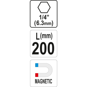 UCHWYT DO BITÓW 1/4*200MM