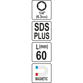 ADAPTER SDS PLUS DO BITÓW 1/4