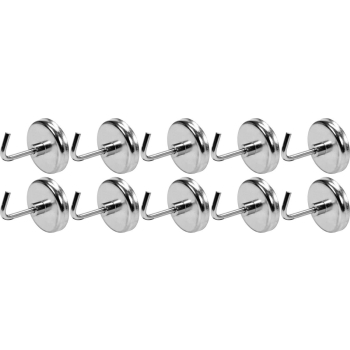 ZESTAW HACZYKÓW MAGNETYCZNYCH 10SZT.