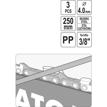 PROWADNIK Z PILNIKIEM DO OSTRZENIA ŁAŃCUCHÓW 4.0MM