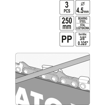 PROWADNIK Z PILNIKIEM DO OSTRZENIA ŁAŃCUCHÓW 4.5MM
