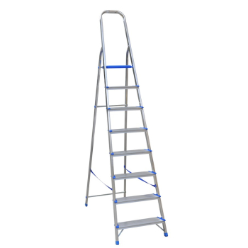 DRABINA ALUMINIOWA WOLNOSTOJĄCA 250CM 7 STOPNI + PODEST