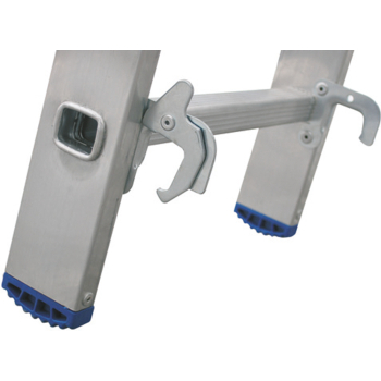 DRABINA ALUMINIOWA 2-ELEMENTOWA 421CM 9+9 SZCZEBLI