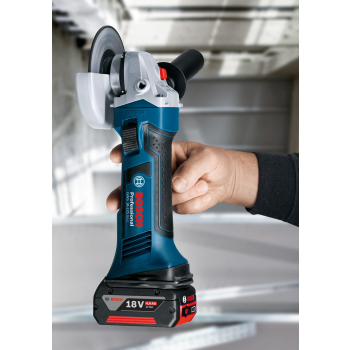 SZLIFIERKA KĄTOWA AKUMULATOROWA GWS 18-125V-LI 0*AH BOX