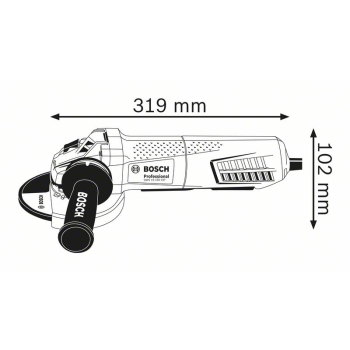 SZLIFIERKA KĄTOWA 150MM GWS 15-150 CIP 1500W