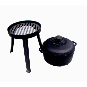 KOCIOŁEK OGRODOWY Z RUSZTEM O POJEMNOŚCI 5L