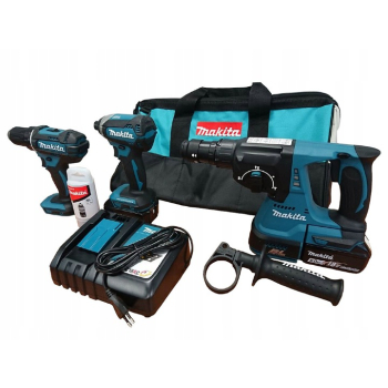 ZESTAW COMBO LI-LON 18V DDF482+DHR243+DTD153 2*5.0AH TORBA