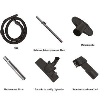 ODKURZACZ CYKLONOWY HEPA CZERWONY 700W