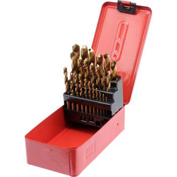 KOMPLET WIERTEŁ TYTANOWYCH DO METALU 1-13 25SZT.