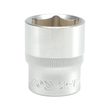 NASADKA KRÓTKA 6-KĄTNA CHROMOWANA 1/2'' 24MM