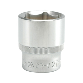 NASADKA KRÓTKA 6-KĄTNA CHROMOWANA 1/2'' 27MM