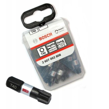 BIT T40 25MM IMP 25PCS