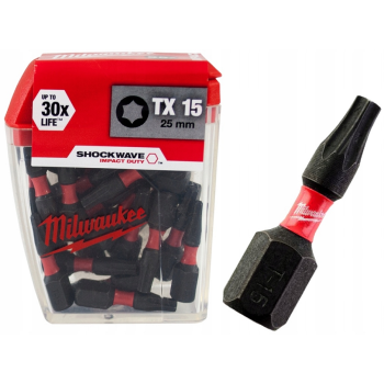 BIT TORX TX15 25MM 25 SZT.