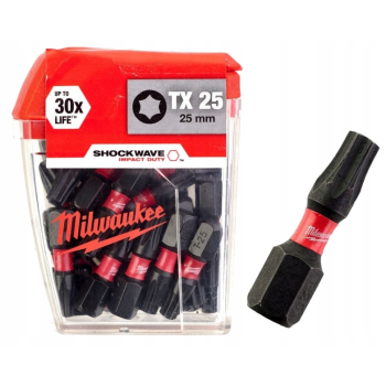 BIT TORX TX25 25MM 25 SZT.
