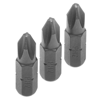 Bit krótki PH2x25mm 3 szt. Stanley 0-68-946