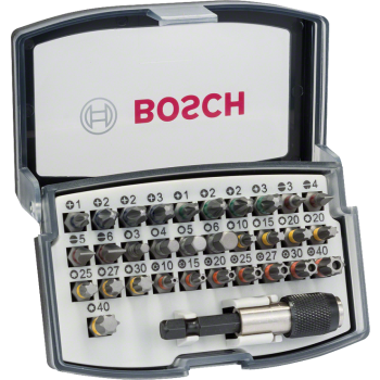 Zestaw bitów z uchwytem 32elem. Bosch 2607017326