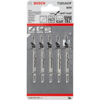 Brzeszczot do wyrzynarki do metalu T101AOF 5szt. Bosch 2608634233