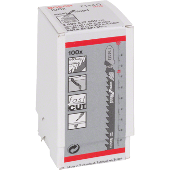 Brzeszczot do wyrzynarki T144D 100szt. Bosch 2608637880