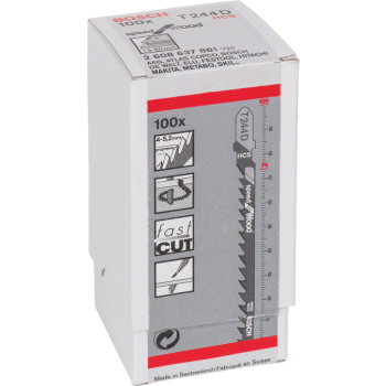 Brzeszczot do wyrzynarki T244D 100szt. Bosch 2608637881