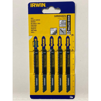 Brzeszczot do wyrzynarki do drewna T111C 5szt. Irwin 10504221