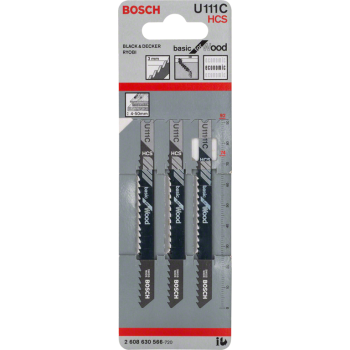 Brzeszczot do wyrzynarki U111C 3szt. Bosch 2608630566